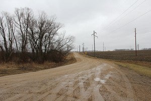 The Blazing Star Trail, slated for construction in 2014, will follow the south side of 800th Avenue for a quarter mile until it reaches an electrical substation. The right side of this photo is the south side.