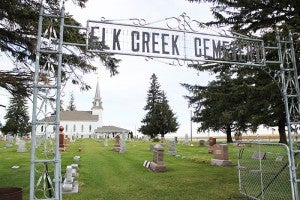 Mildred Clemenson was buried in Elk Creek Lutheran Cemetery.