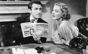 Jean Arthur starred in “Mr. Smith Goes to Washington” alongside Jimmy Stewart.