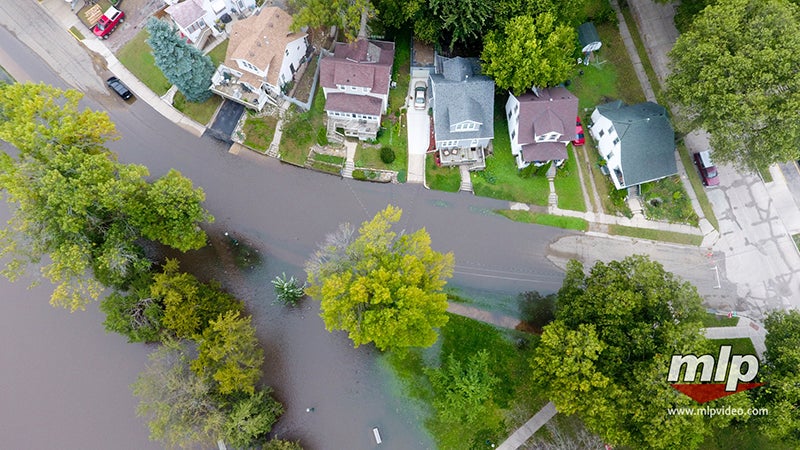 Albert Lea flood damage visible from air - Albert Lea Tribune | Albert ...