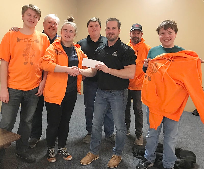 Robotics Team Receives Donation - Albert Lea Tribune 