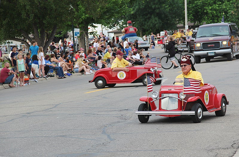 A community celebration during the Third of July Parade Albert Lea