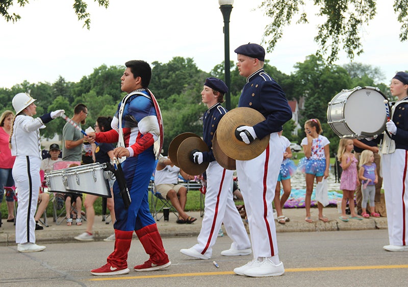 A community celebration during the Third of July Parade Albert Lea