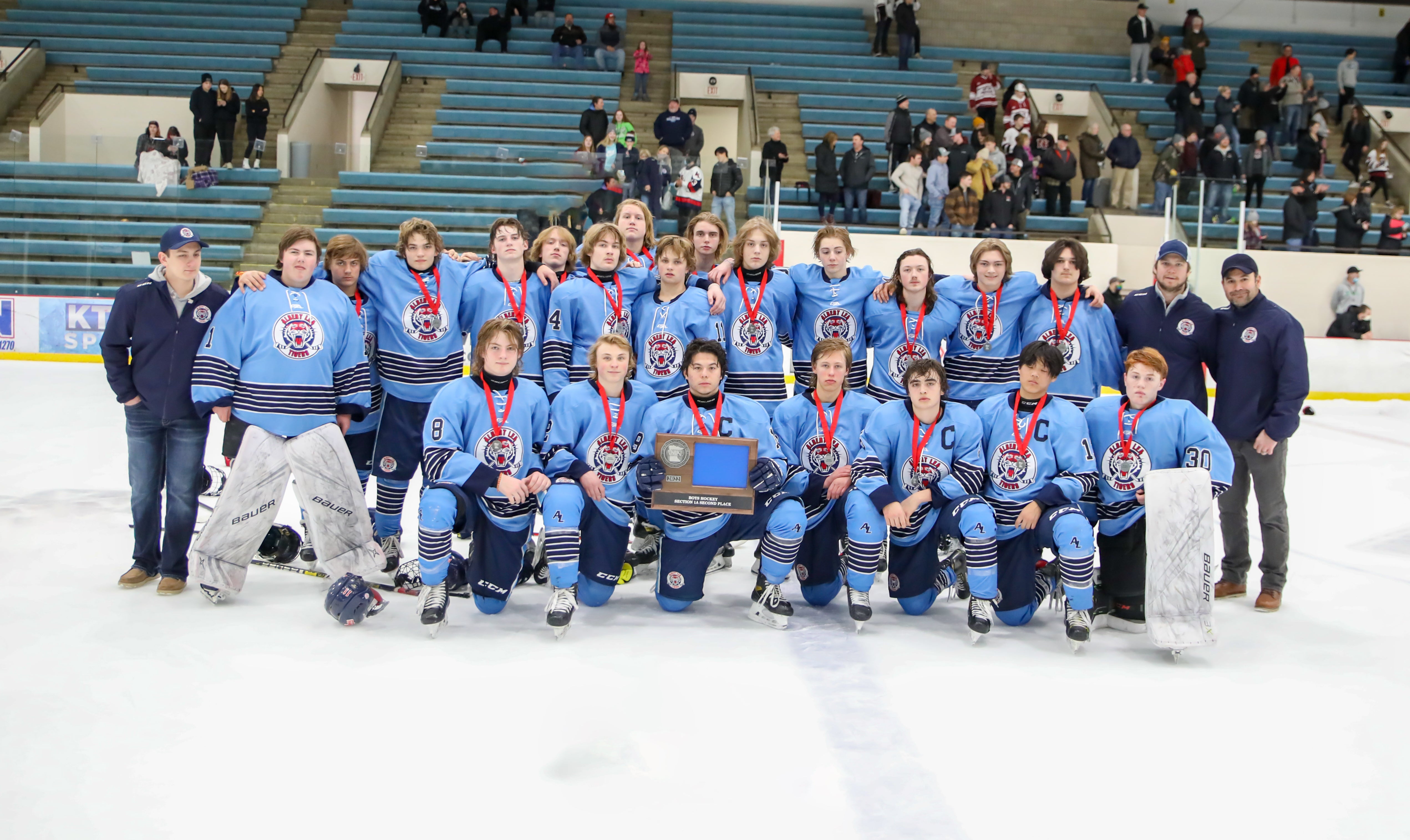 Albert Lea boys hockey team falls in section championship to New Prague ...