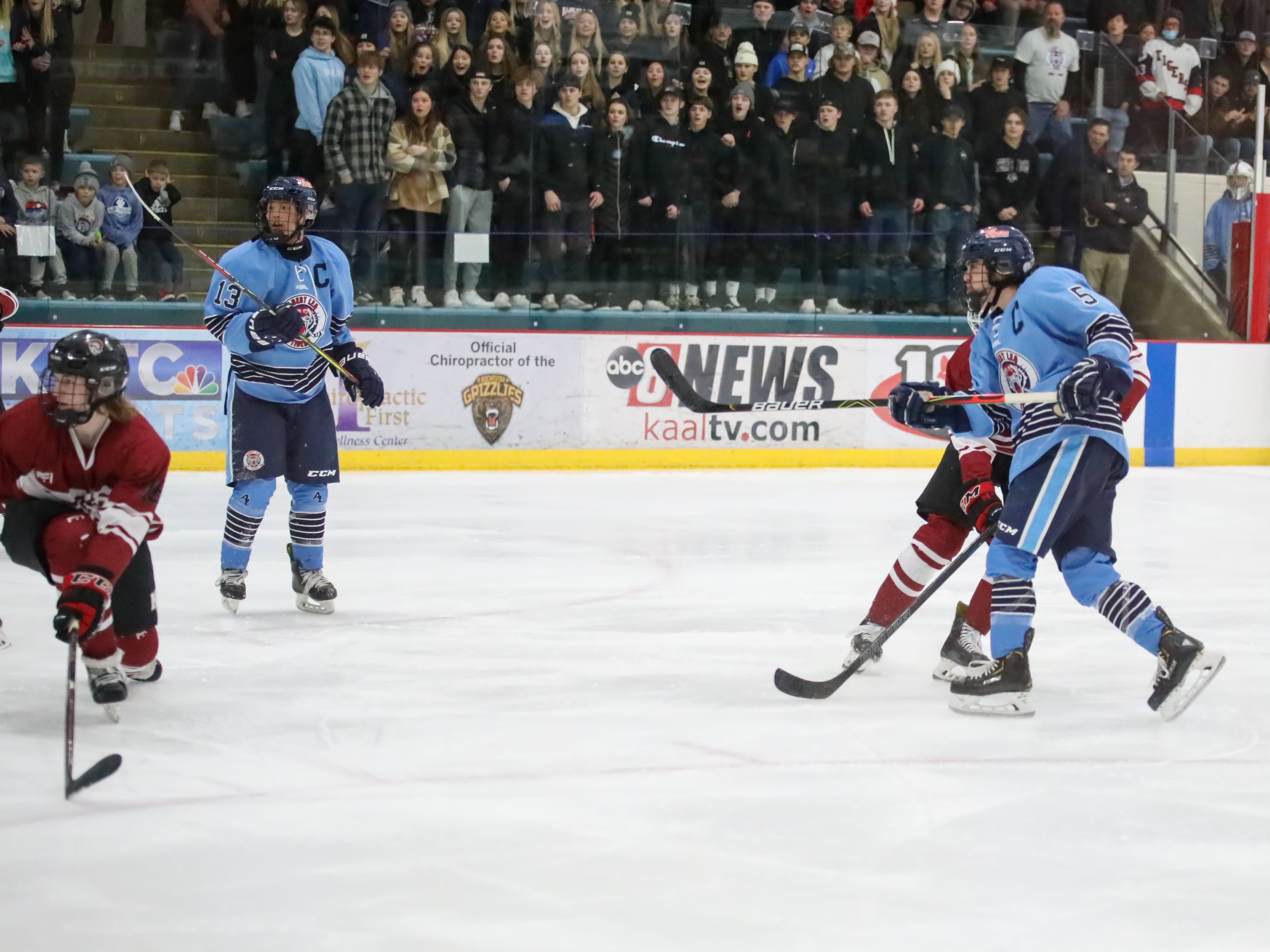 Albert Lea boys hockey team falls in section championship to New Prague ...