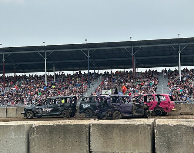 Demolition derby brings twisted metal Albert Lea Tribune Albert Lea