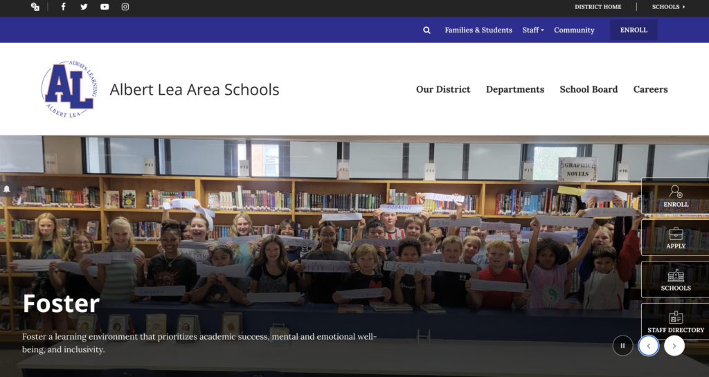 School district hopes for better communication with new mobile app and website – Albert Lea Tribune