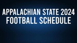 Appalachian State 2024 Football Schedule, Record, Results