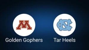 Minnesota vs. North Carolina August 29 Tickets & Start Time