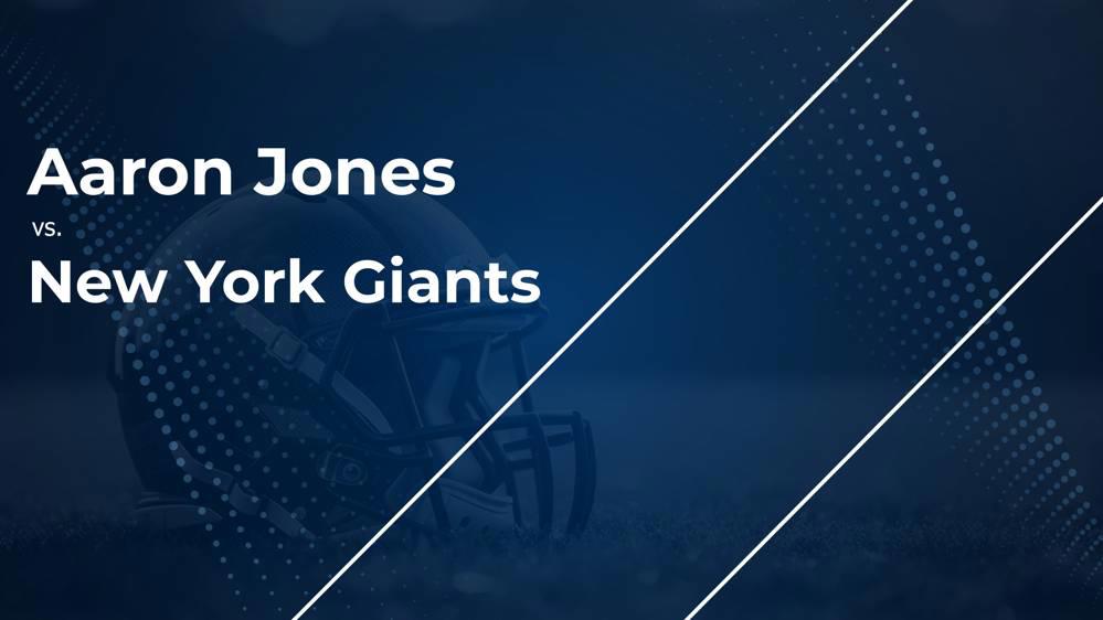 Aaron Jones and the Vikings vs. the Giants: Week 1 Stats, Matchup, Game Info