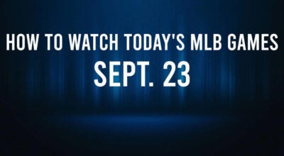 How to Watch MLB Baseball on Monday, Sept. 23: TV Channel, Live Streaming, Start Times