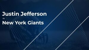 Justin Jefferson and the Vikings vs. the Giants: Week 1 Stats, Matchup, Game Info