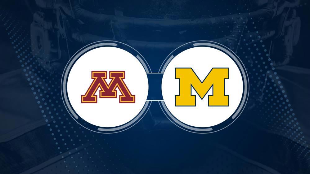 Minnesota vs. Michigan: Odds, spread, and over/under - Sept. 28