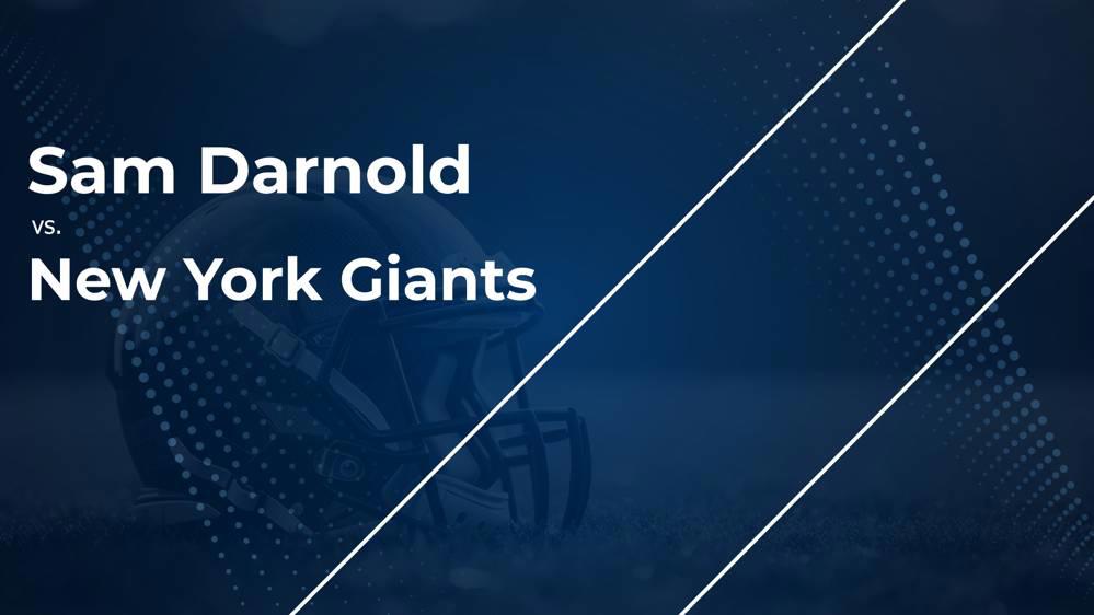 Sam Darnold and the Vikings vs. the Giants: Week 1 Stats, Matchup, Game Info