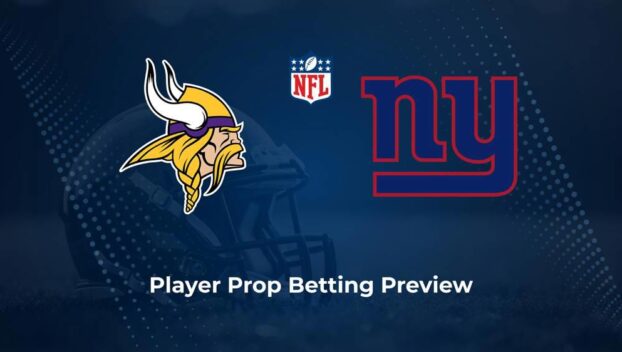 Vikings vs. Giants Player Props & Odds – Week 1