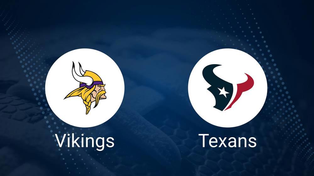 Vikings vs. Texans Predictions & Picks: Odds, Moneyline, Spread - Week 3