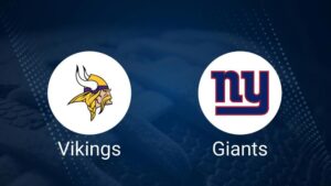 Where to Watch Vikings vs. Giants on TV or Streaming Live - Sept. 8