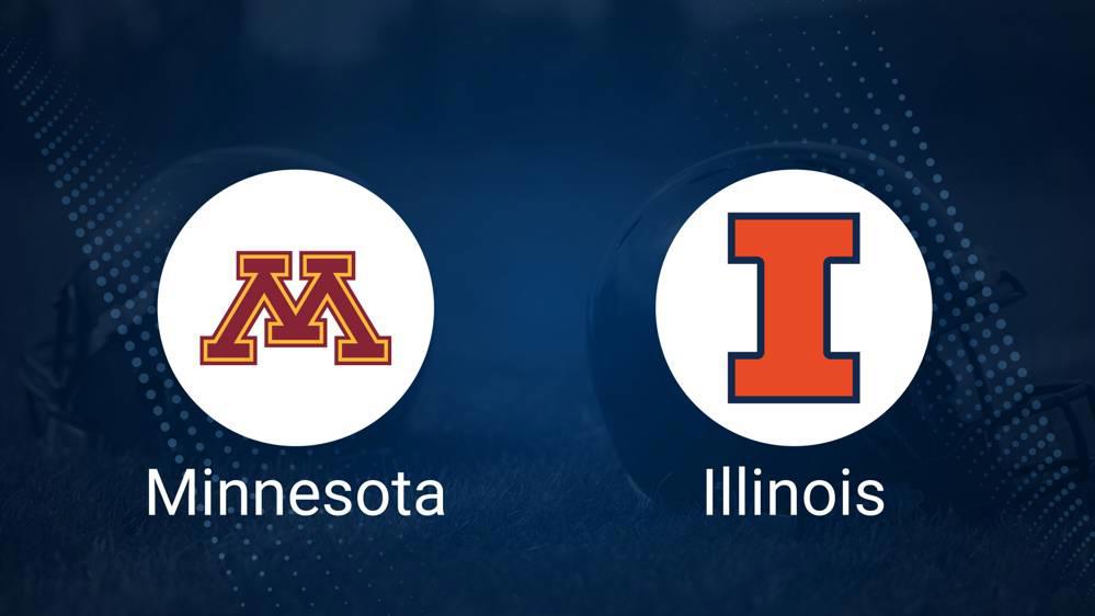 Best Bets, Predictions & Odds for the Minnesota vs. Illinois Game – Saturday, Nov. 2