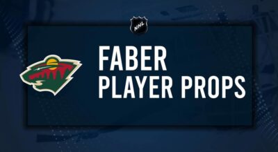 Brock Faber Player Prop Bets for the Wild vs. Blue Jackets Game - October 10