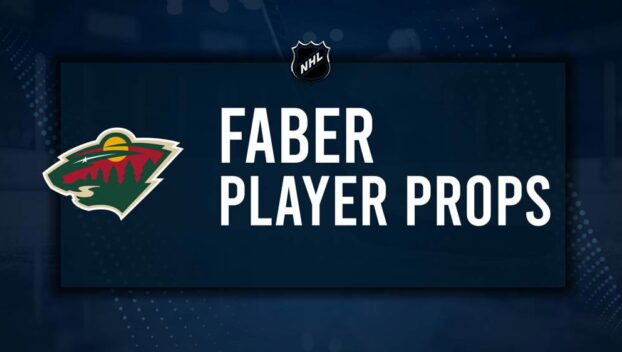 Brock Faber Player Prop Bets for the Wild vs. Blues Game - October 15