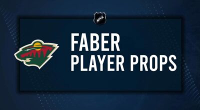 Brock Faber Player Prop Bets for the Wild vs. Flyers Game - October 26