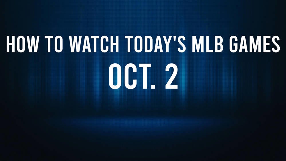 How to watch the MLB Baseball Playoffs on Wednesday, October 2: TV channel, live streaming, start times