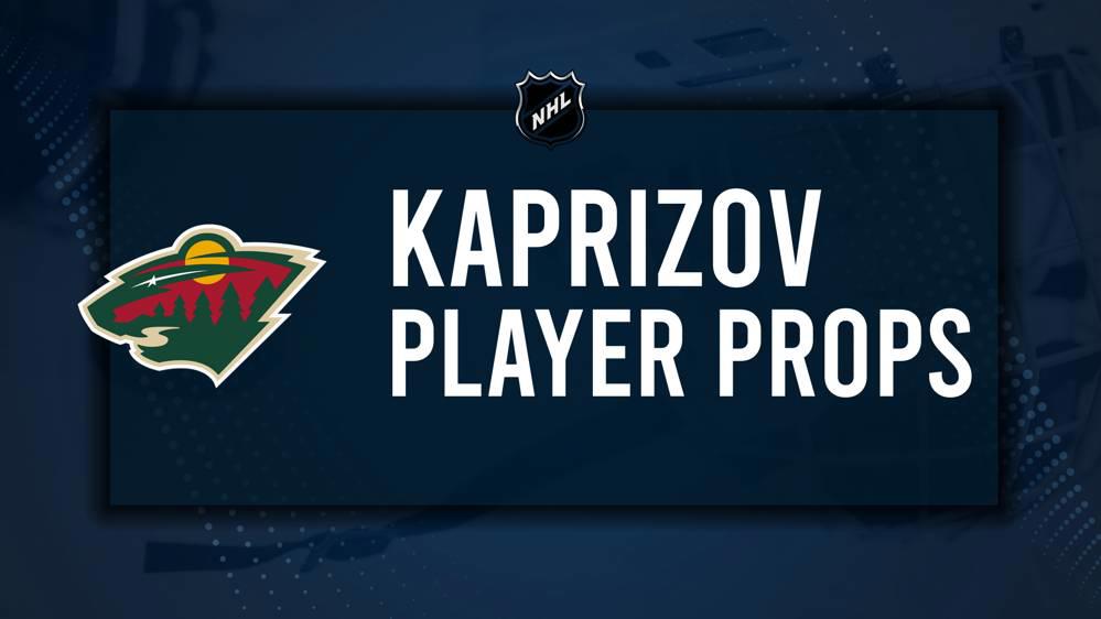 Kirill Kaprizov Player Prop Bets for the Wild vs. Blue Jackets Game - October 10