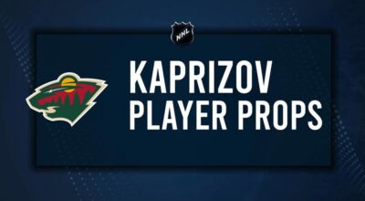 Kirill Kaprizov Player Prop Bets for the Wild vs. Jets Game - October 13