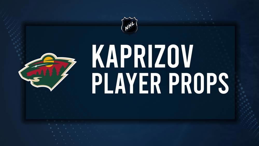 Kirill Kaprizov Player Prop Bets for the Wild vs. Jets Game - October 13