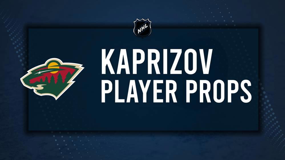 Kirill Kaprizov Player Prop Bets for the Wild vs. Panthers Game - October 22