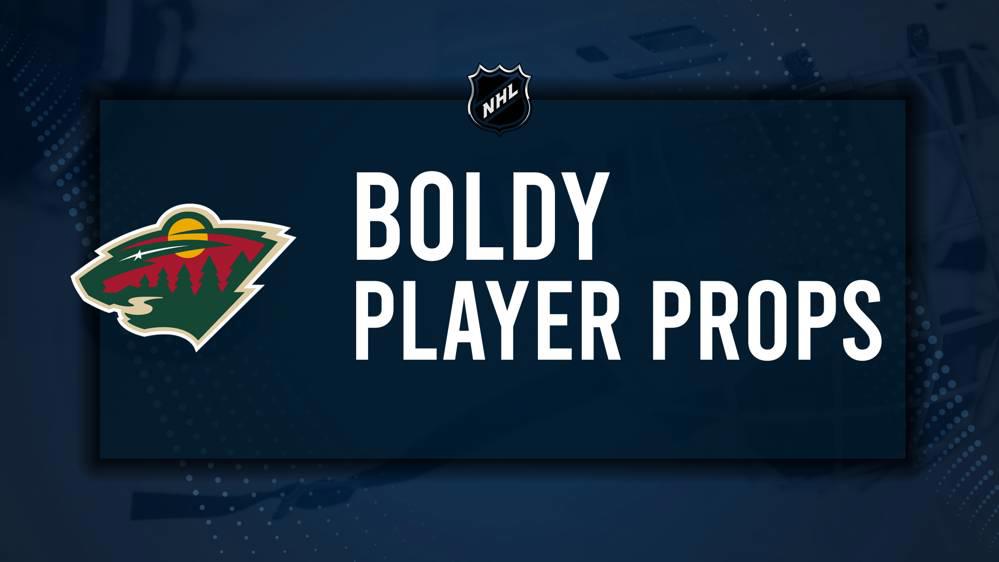 Matthew Boldy Player Prop Bets for the Wild vs. Blue Jackets Game - October 10