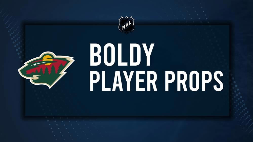 Matthew Boldy Player Prop Bets for the Wild vs. Penguins Game - October 29