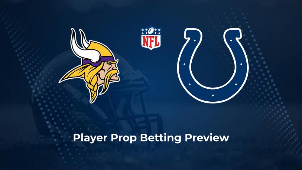 Vikings vs. Colts Player Props & Odds – Week 9