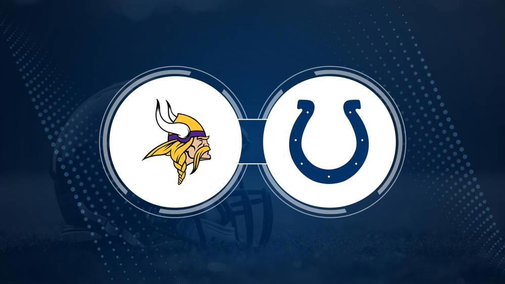 Vikings vs. Colts Same Game Parlay Picks – NFL Week 9