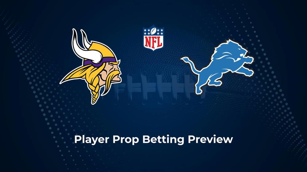 Vikings vs. Lions Player Props & Odds – Week 7