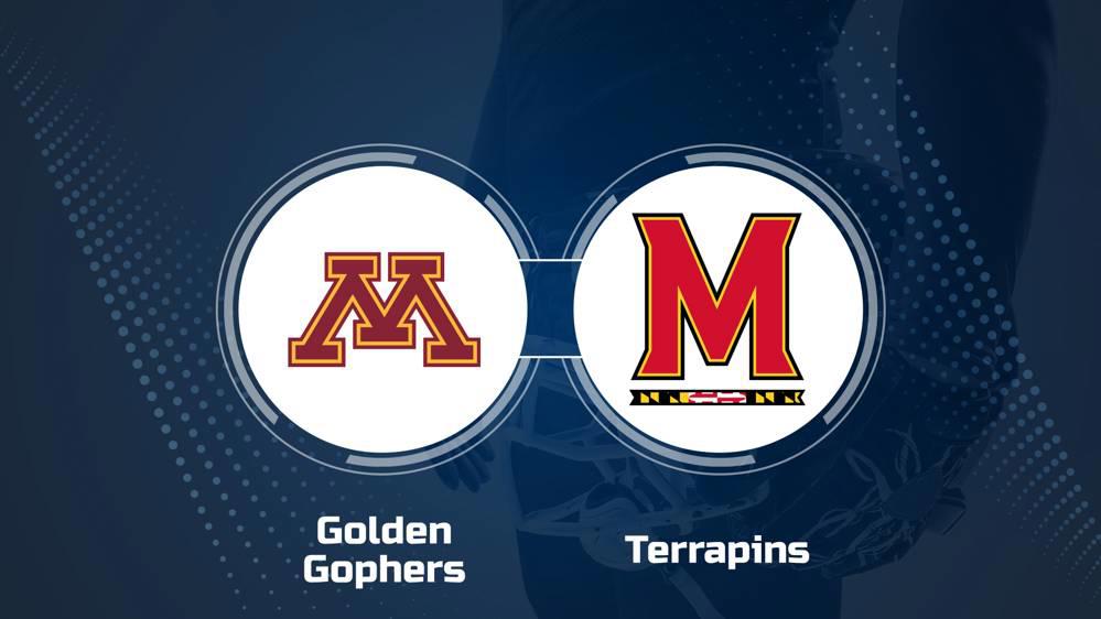 Where to Watch Minnesota vs. Maryland on TV or Streaming Live - Oct. 26