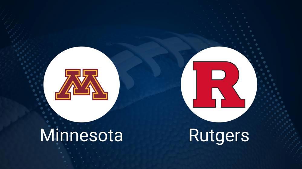 Best Bets, Predictions & Odds for the Rutgers vs. Minnesota Game – Saturday, Nov. 9