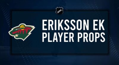 Joel Eriksson Ek Player Prop Bets for the Wild vs. Lightning Game - November 1