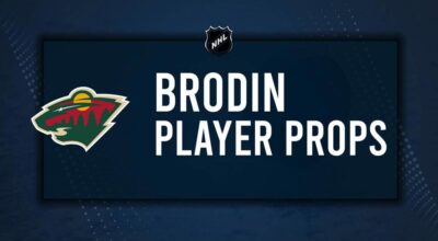 Jonas Brodin Player Prop Bets for the Wild vs. Sharks Game - November 7