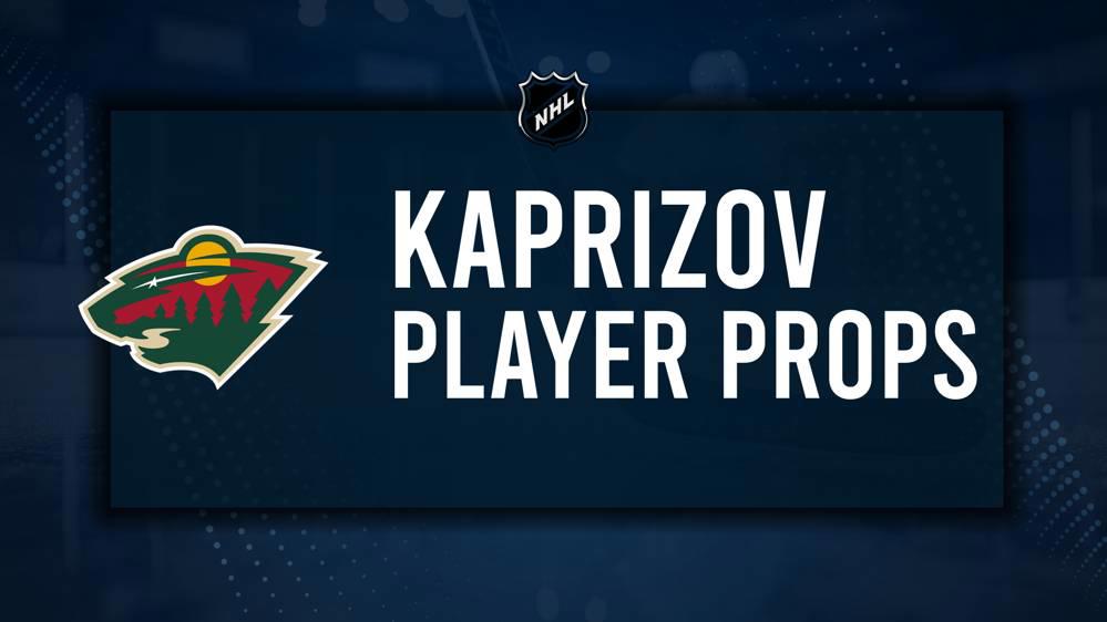 Kirill Kaprizov Player Prop Bets for the Wild vs. Blackhawks Game - November 29