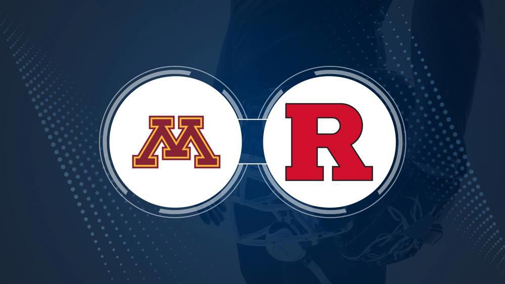 Minnesota vs. Rutgers: Odds, spread, and over/under - Nov. 9