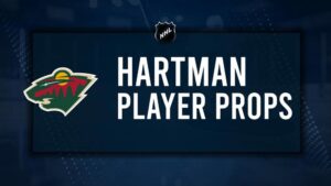 Ryan Hartman Player Prop Bets for the Wild vs. Predators Game - November 30