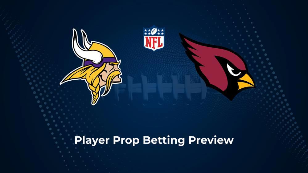 Vikings vs. Cardinals Player Props & Odds – Week 13