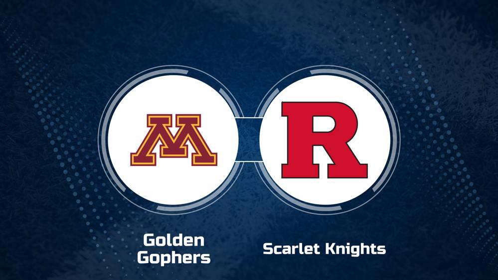 Where to Watch Minnesota vs. Rutgers on TV or Streaming Live - Nov. 9