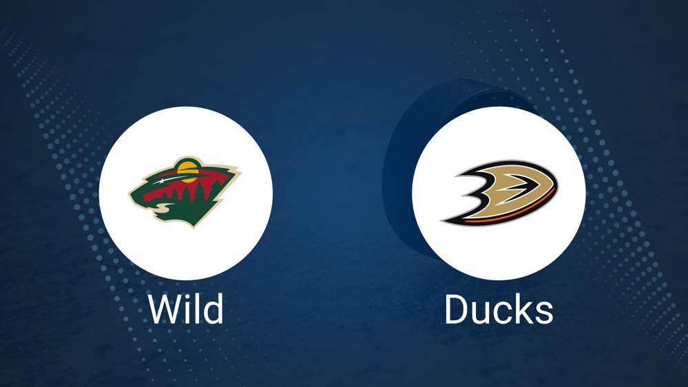 Where to Watch Minnesota Wild vs. Anaheim Ducks on TV or Streaming Live - November 8