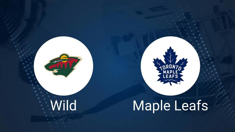 Where to Watch Minnesota Wild vs. Toronto Maple Leafs on TV or Streaming Live - November 3