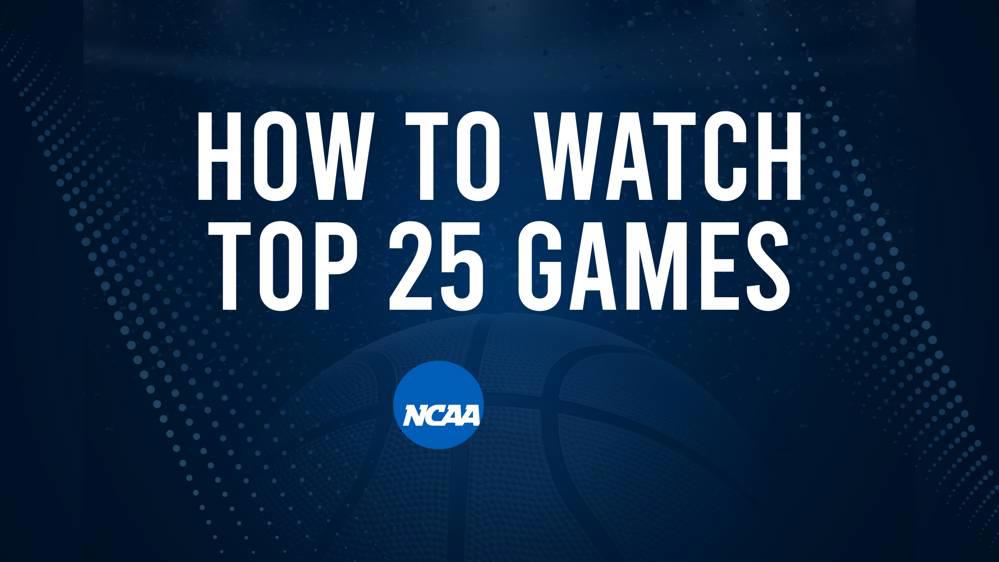 How to Watch Top 25 Women's College Basketball Games - Friday, December 6