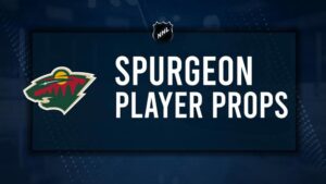 Jared Spurgeon Player Prop Bets for the Wild vs. Canucks Game - December 3