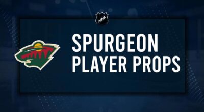 Jared Spurgeon Player Prop Bets for the Wild vs. Canucks Game - December 3