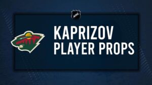 Kirill Kaprizov Player Prop Bets for the Wild vs. Canucks Game - December 3